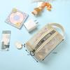 Mini Mesh Nylon Makeup Bag - Portable Lipstick, Coin, and Cable Organizer