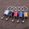 Lmitation 6 Speed Manual Gear Transmission Gear Lever Key Chain Car Gear Box Key Ring Car Gear-box