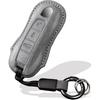 for Porsche Key Fob Cover with Keychain Fit for Panamera, Cayenne, Macan,Taycan,918 Smart Keys Case Protector suede (Black, Style A)