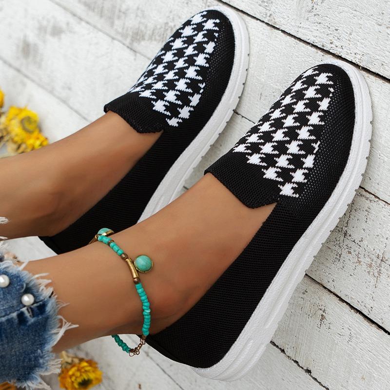 European and American Casual Flat Sole Single Shoes 2024 New Autumn Shallow Cut Sports Style Round Toe Women's Vulcanized Shoes