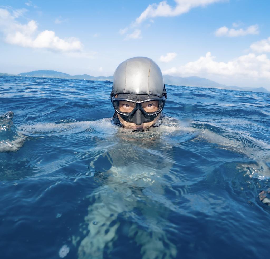 UMMY Маска для фридайвинга Streamline Модель 2024 Фридайвинг Скин-дайвинг Сноркелинг (Матовый черный)