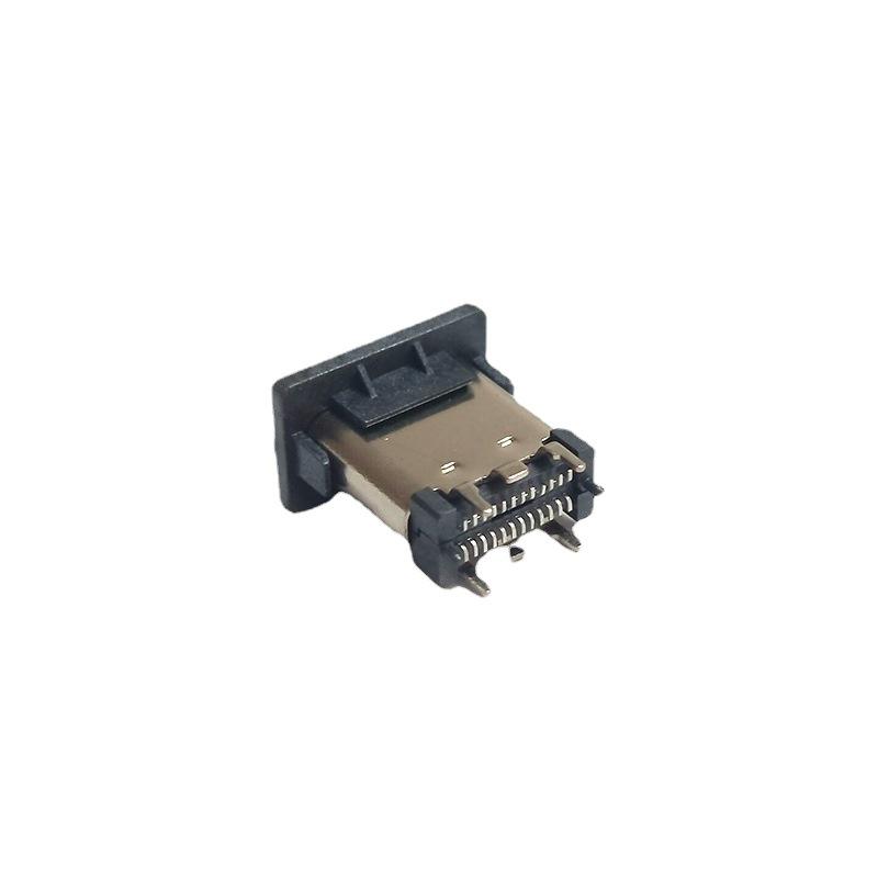 Разъем USB Type-C 24 pin Вертикальный SMT 10.5 мм для поверхностного монтажа