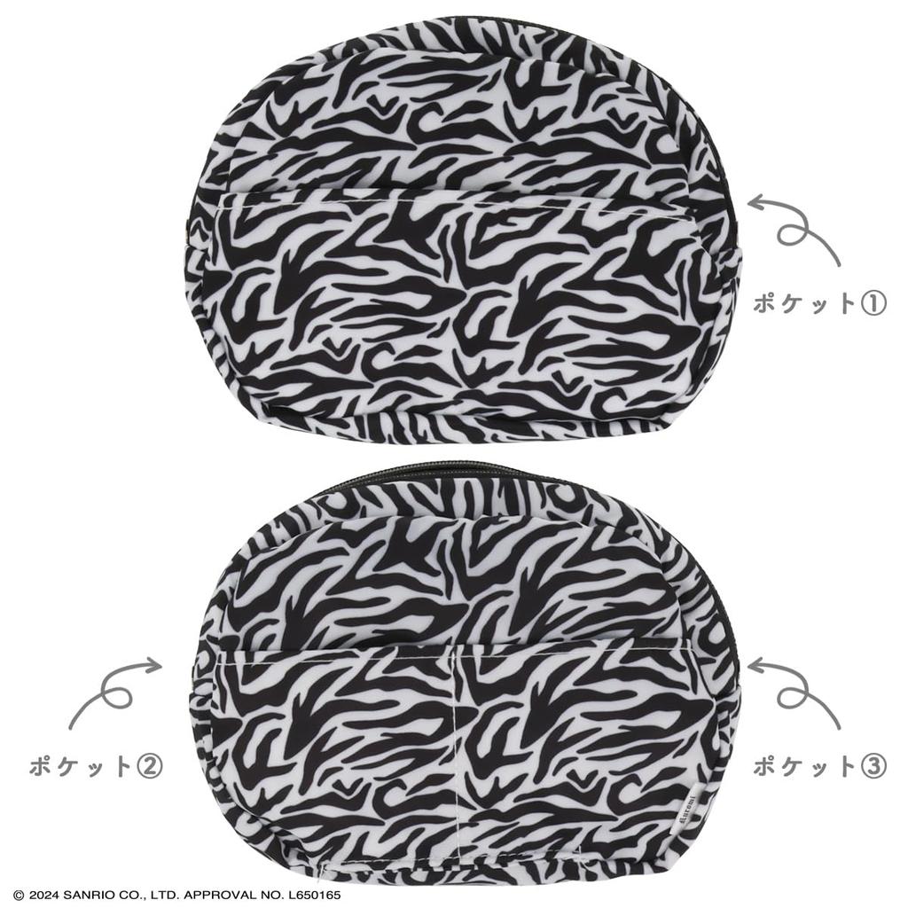 Shobido Twin Idol Series Die-Cut Pouch Kuromi Sanrio SA46509