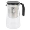 Glass Teapot Creative Magnetic Press Control Water Separation Tea Pot for Blooming Tea