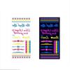 Glow in The Dark Decorations Stickers Face Body Paint Face Arm Tattoo stickers  Women And Men