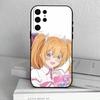 2.5-мерное искушение Амано Ририса Чехол для телефона Samsung S25,24,23,22,30,21,10,9,Ultra,Plus,Lite,FE,4,5 G Мягкий черный чехол