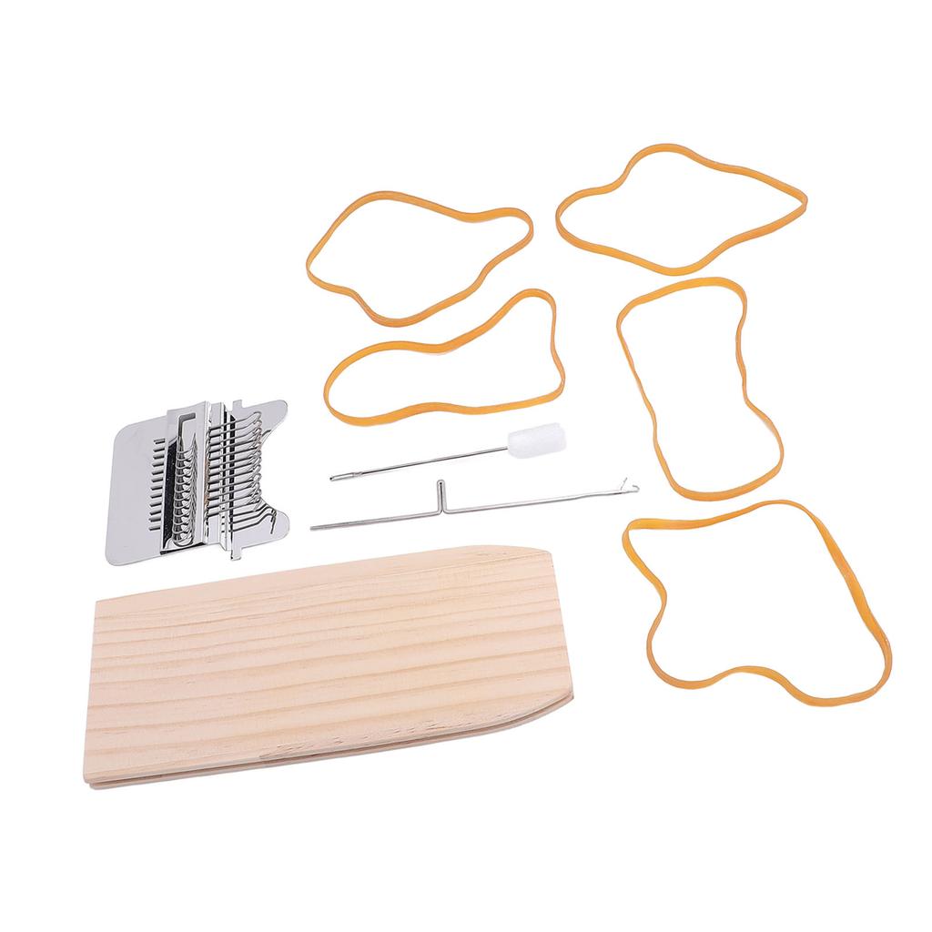 Машина для штопки крючком, деревянная штопальная машина, носки, одежда, ткацкий станок для самостоятельного ремонта джинсов