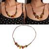 Fashionable Beads Necklace Handmade Necklace Colorful Beads Delicate Neck Chain Suitable for Fashion Lover Present