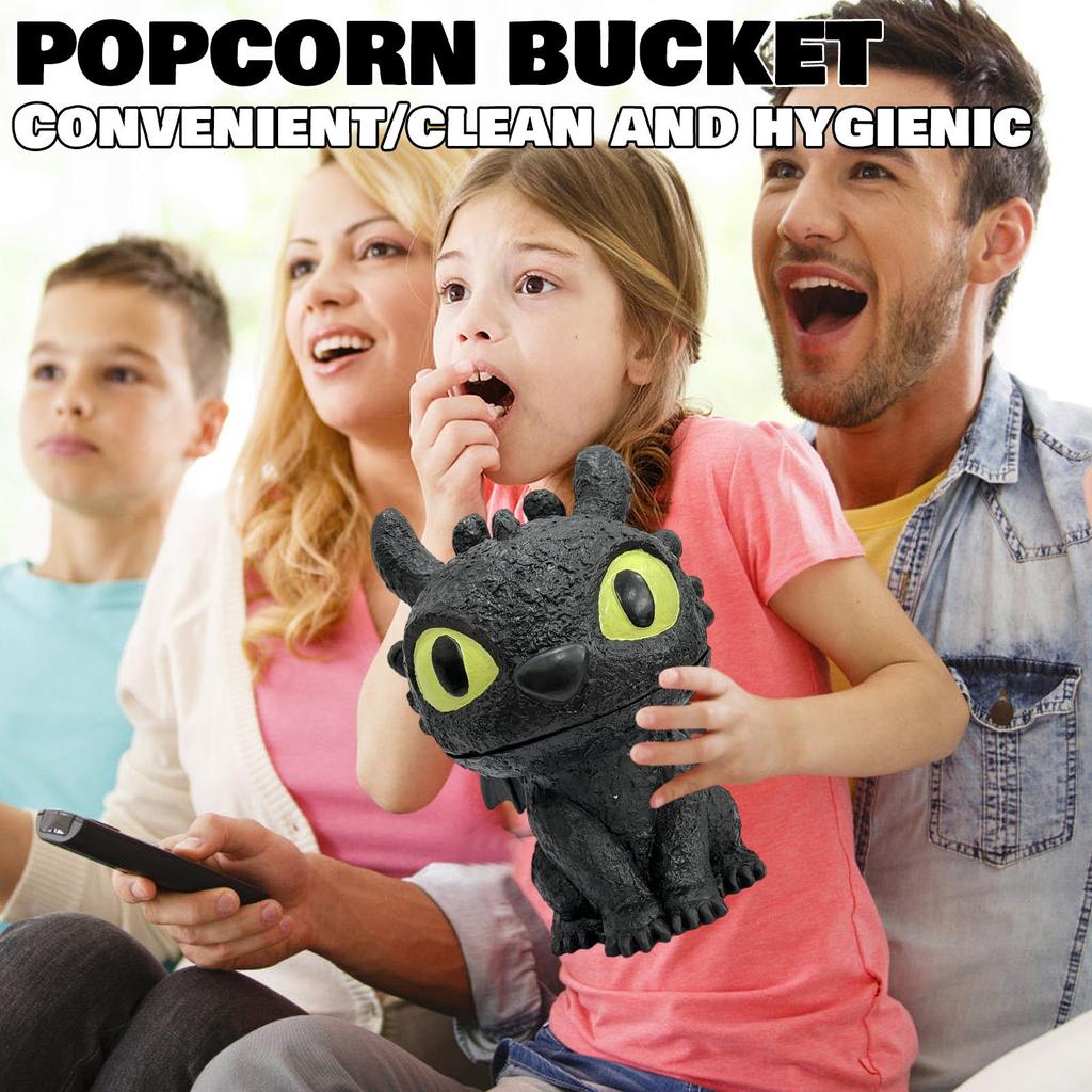 Ведро для попкорна «Дракон» Киноиздание - Коллекция ограниченного времени, Забавный дизайн