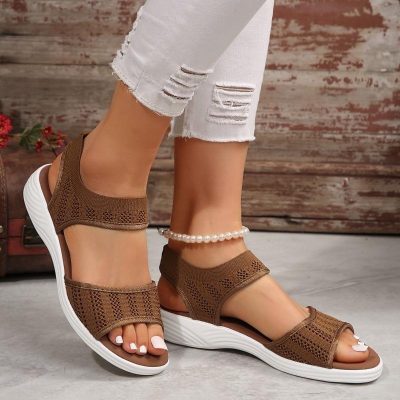 Большие повседневные сандалии, женская обувь, туфли с плоской подошвой, повседневная обувь