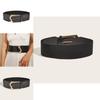 Unique Geometric Buckle Waist Belt For Women With Leather Material For Spring And Fall