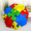 1PC Puzzle Circle Folding Umbrella with 8 Frames, Automatic Open, Durable Frame, Quality Craftsmanship yy250912156