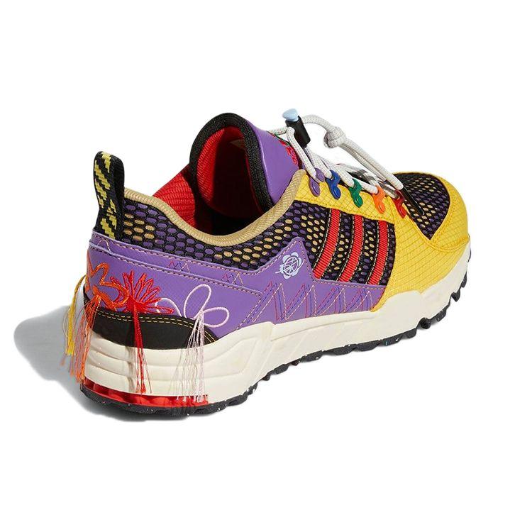 Кроссовки унисекс Sean Wotherspoon x adidas Equipment Support 93 Super Earth, разноцветные, смело-золотые, красные GX3893