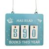Hanging Book Read Tracker Handmade Wooden Book Counter Has Read Book This Year Bookshelf Hanging Sign Book Lovers Gift