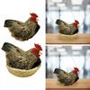 Модель-симулятор курицы Пасхальное украшение Реквизит для фотосъемки Фигурка-муляж курицы для двора сада дома магазина