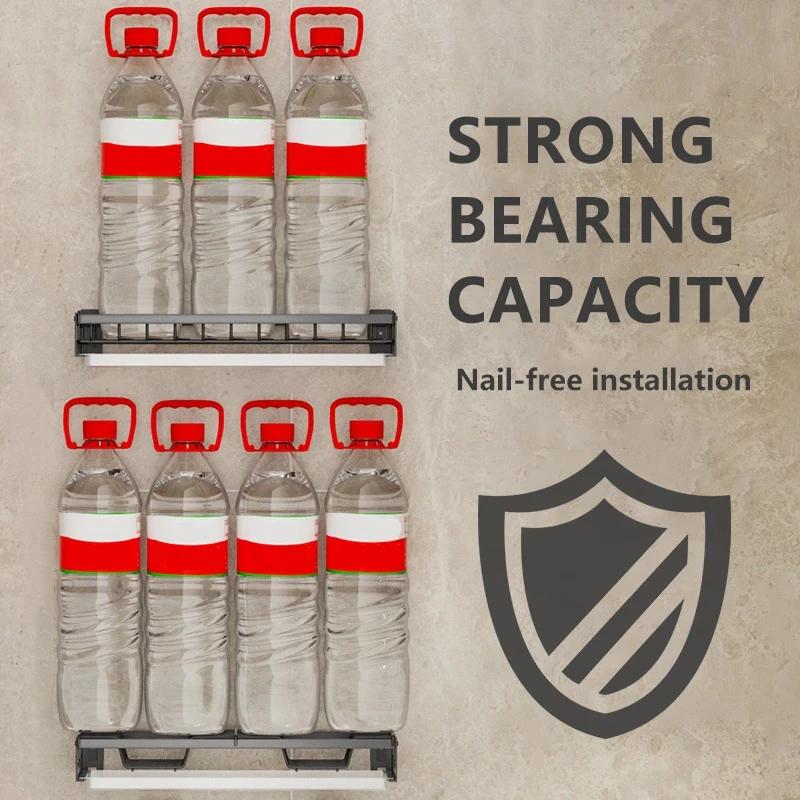 Dish Rack Punch-Free Wall-Mounted Bowl Drying Rack Kitchen Tableware Organizer Multifunctional Dish Storage Shelf Spoon Holder