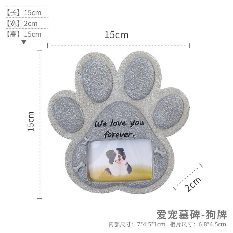 Pet Memorial Gifts for Dogs Cat, Pet Grave Markers with Photo Frames, Loss of Dog Sympathy Gift, Death Sympathy Bereavement