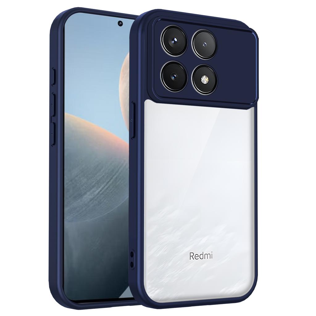 Чехол для Xiaomi Poco F8 Pro Чехол для телефона Poco F8 Ultra Чехол-бампер POCO F8 Pro Силиконовый бампер с воздушной подушкой Прозрачная матовая задняя крышка Жесткая