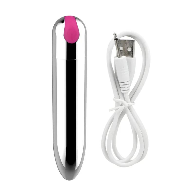 Mini Bullet Vibrator Sex Toys for Women 10 Speed Strong Vibration USB Rechargeable G-spot Massager Adult Toy