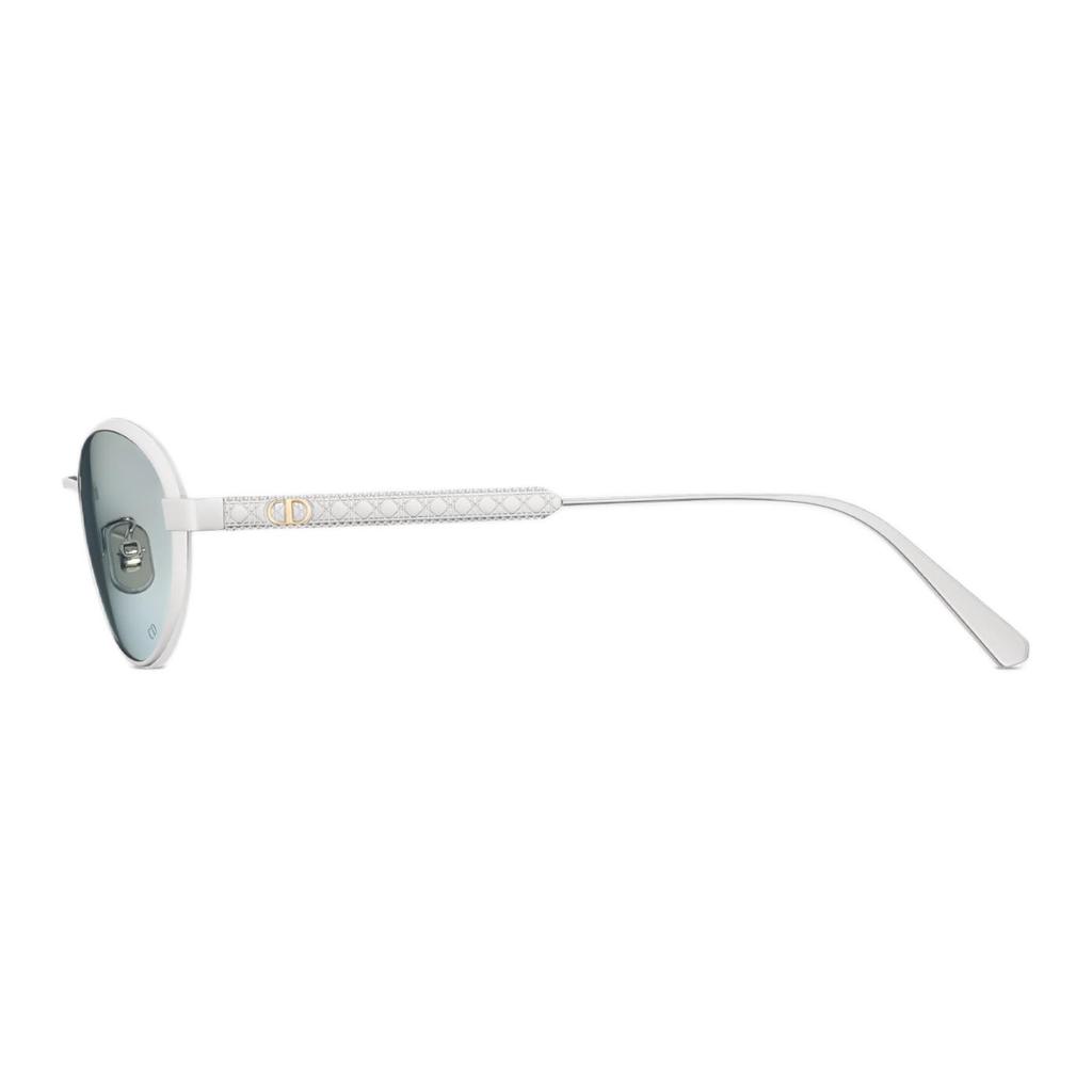 Dior Solid Design Oval Sunglasses Women sunglasses Silver DCANR1UXR