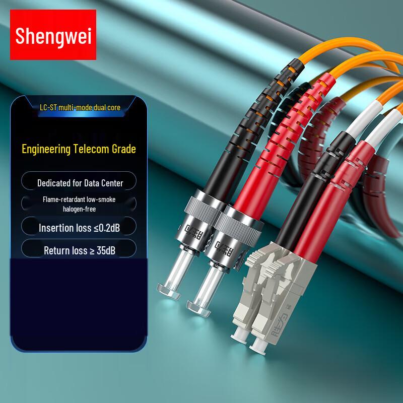 Многомодовый дуплексный оптоволоконный патч-корд Shengwei