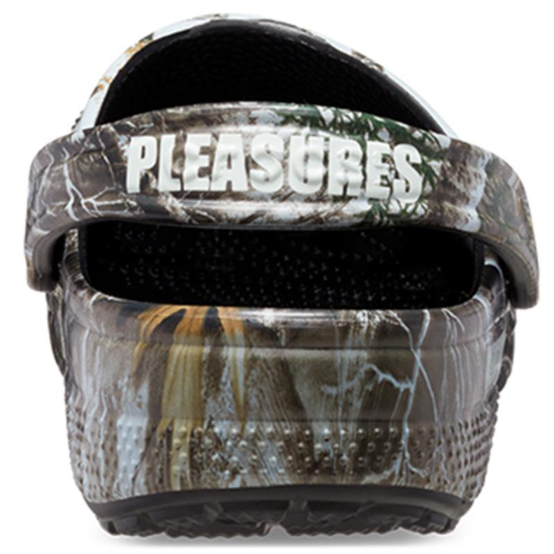 Crocs X Pleasures Limited Edition Collaboration Classic Clog Sports Slippers Unisex 'Skeleton Edge Camo'