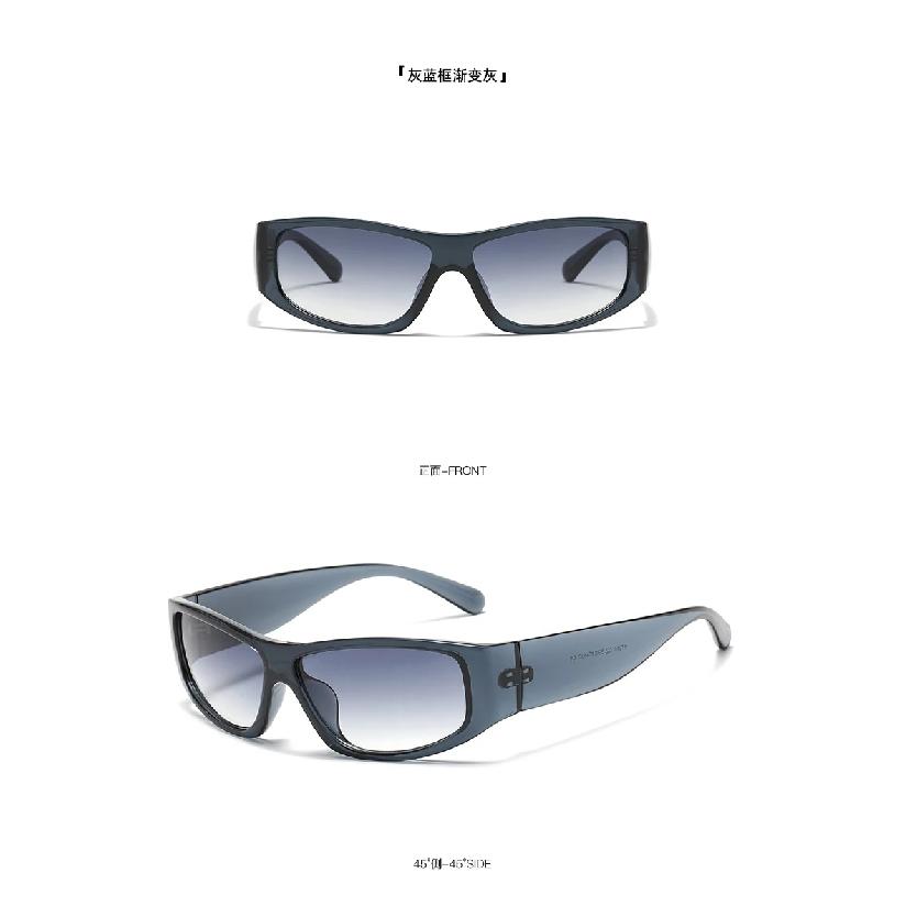 STORY Fashion Narrow Frame Y2K Sunglasses Women Men Trendy Oval Sports Cycling Sun Glasses UV Rectangle Cyberpunk Shades S17010H