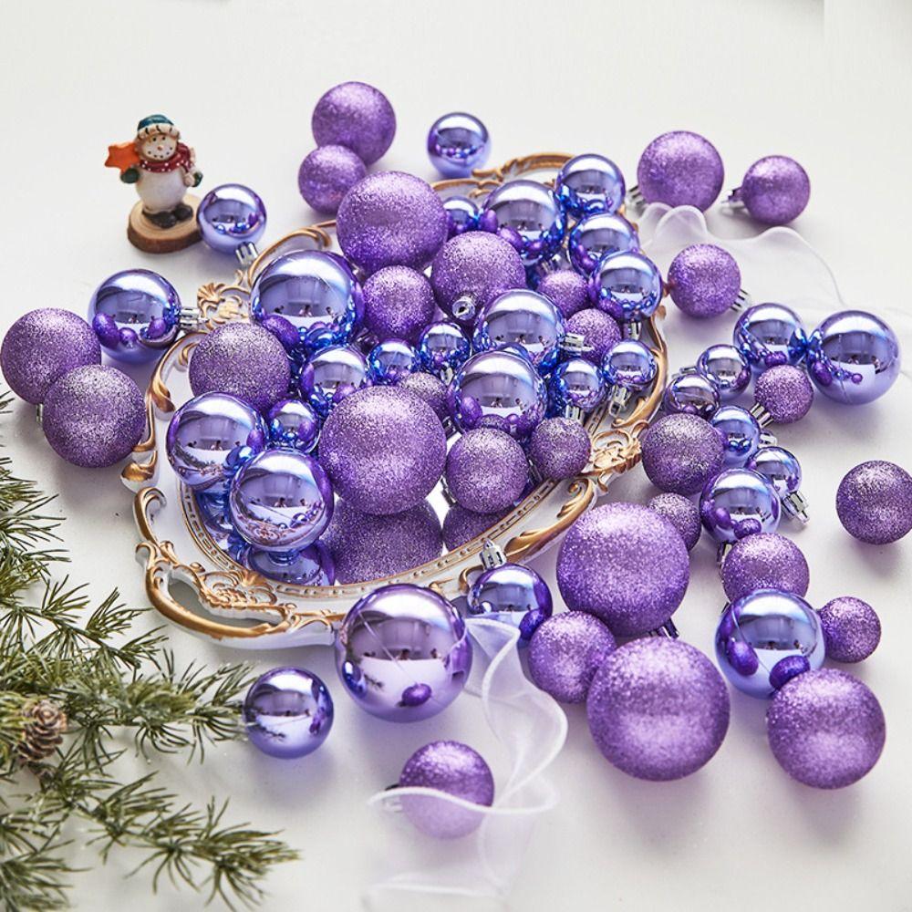 42 шт. Разноцветные гальванизированные рождественские подвесные шары  Украшение С Новым годом