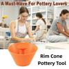 Printed Rim Cone Pottery Rim Cone Shaper Multiple Size Clay Beveling Tool  Creative Pottery Making