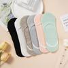 Women's Low Cut Summer Invisible Solid Color Boat Socks Thin Non-slip Socks