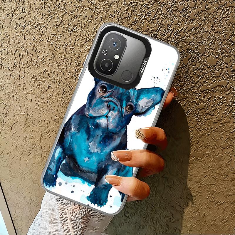 French Bulldog Dog Pug Design Shockproof Phone Case for Xiaomi Poco X7 X6 X5 X3 Pro F7 Ultra M8 Redmi 15C 15 14C 13C 12C 10C 13