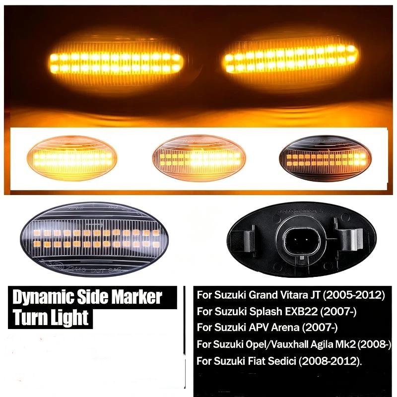 LED Side Marker Turn Signal Blinker Lights 2PCS IP65 Waterproof for 307 206 407 C1 C2 C3 C5 Auto Parts