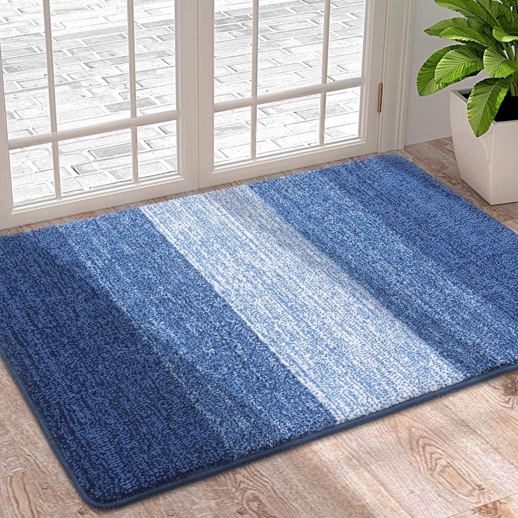 Kitinjoy Door Mats Indoor For Front Back Door Machine Washable Soft Doormats Dirt Trapper Door Mat Super Absorbent Entrance Rugs