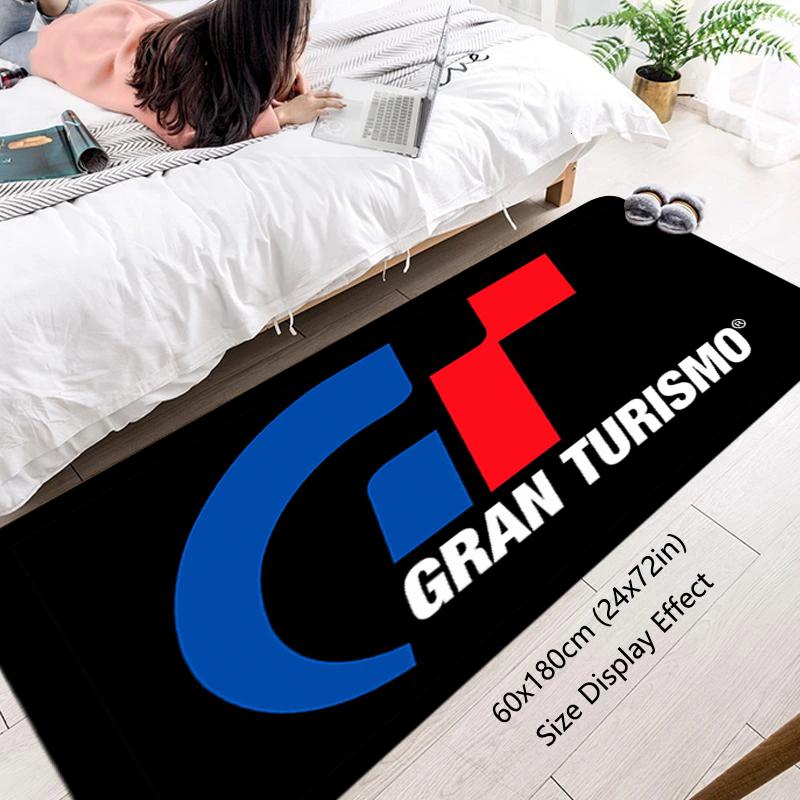 Floor Mat G-Gran-Turismo Non-slip Foot Rug for Entryway Hallway Carpet Kitchen Water Absorbed Rugs Soft Bedside Mats Home Decor