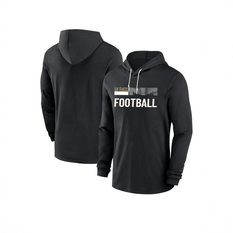 Mens NFL Football Hoodie Thin Long Sleeve Sports Sweatshirt Casual Outdoor