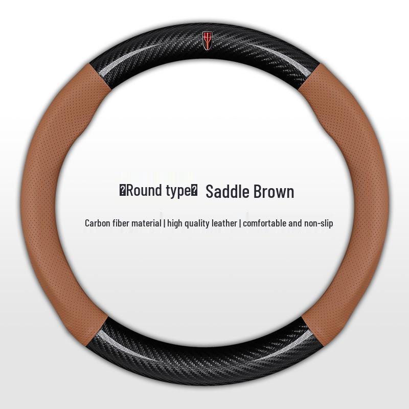 Adapts Hongqi Steering Wheel Cover for H5/H7/E-H9/HS7/HS5/HS3/EQM5 - Ultra-thin, All-Season, Universal Fit