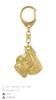 Schnauzer I - Gilded Key Ring with Dog, Handbag Decoration, Luxury Accessory by Art-Dog Brand