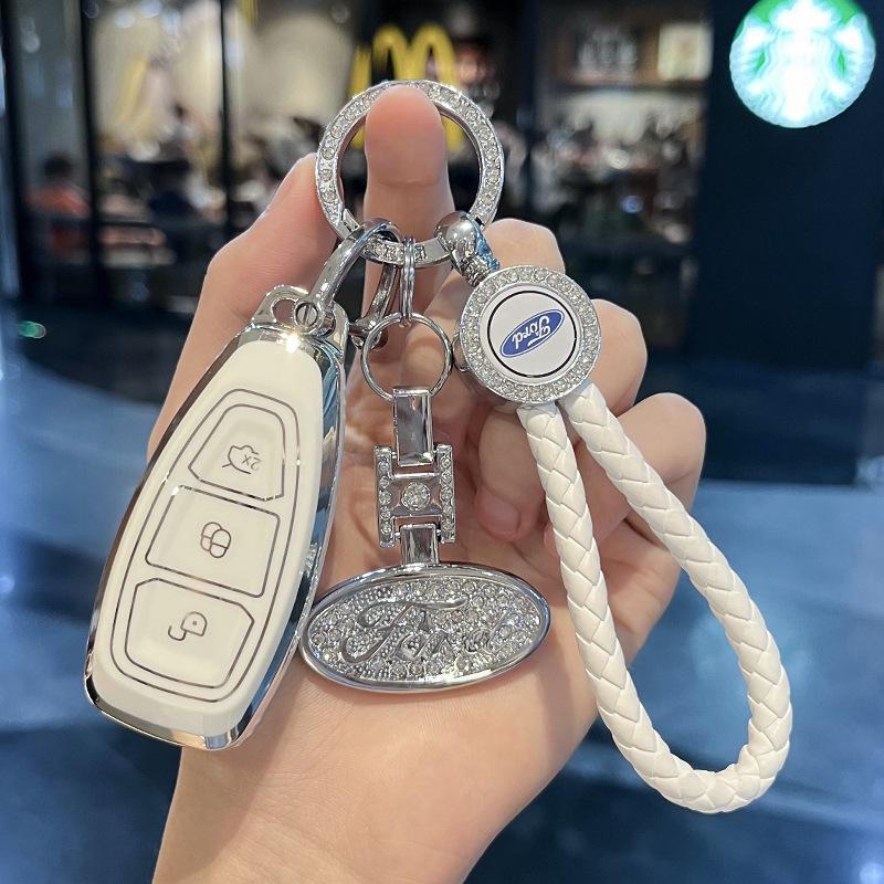 Key Cover Car Shell Buckle for Ford Focus Mondeo Kuga Bo Rui Territory - Fits Multiple Models