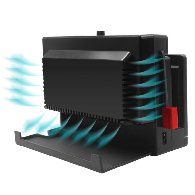 Подставка с охлаждающим вентилятором для консоли, док-станция USB со встроенным охлаждающим вентилятором, улучшает рассеивание тепла для хоста