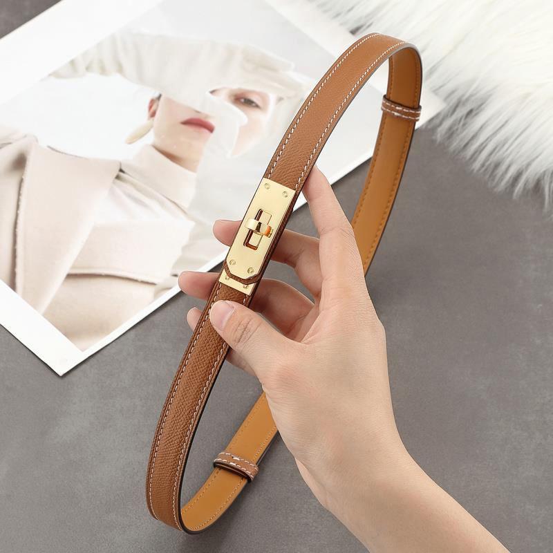 Women's Genuine Leather Kelly Belt - Versatile, Waist-Cinching, for Dresses & Coats