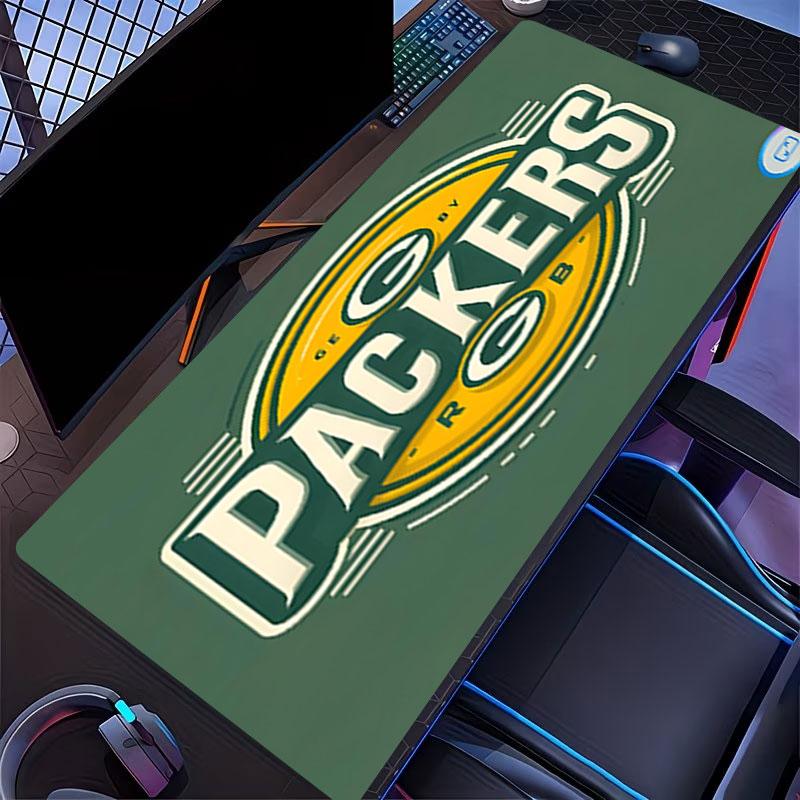 Green Bay Packers Print Mouse Pad, for Keyboard Pad Laptop PC Mat for Office Home Use, Desk Decor, Perfect Birthday Gift for Gamers