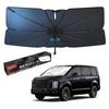 Improved Mozan Windshield Sunshade for Mitsubishi Delica D5 2019 Present Fiberglass Sunshade with Rotation and Flexible UV Sun Heat Perfect for and