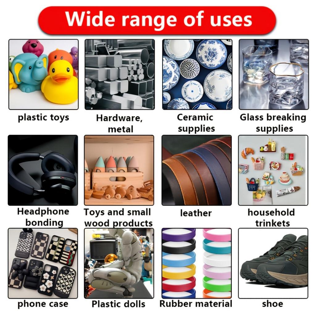 Электросварочные клеевые башмаки из пластика, керамики, дерева, металла и многофункциональный прочный сварочный клей для электросварного соединения.