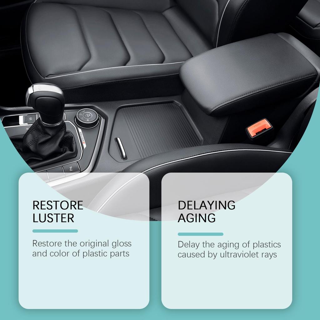 RAYHONG Автомобильный пластиковый реноватор Очистка интерьера Обезжиривание Удаление пыли Полировка Осветление Уход Реноватор