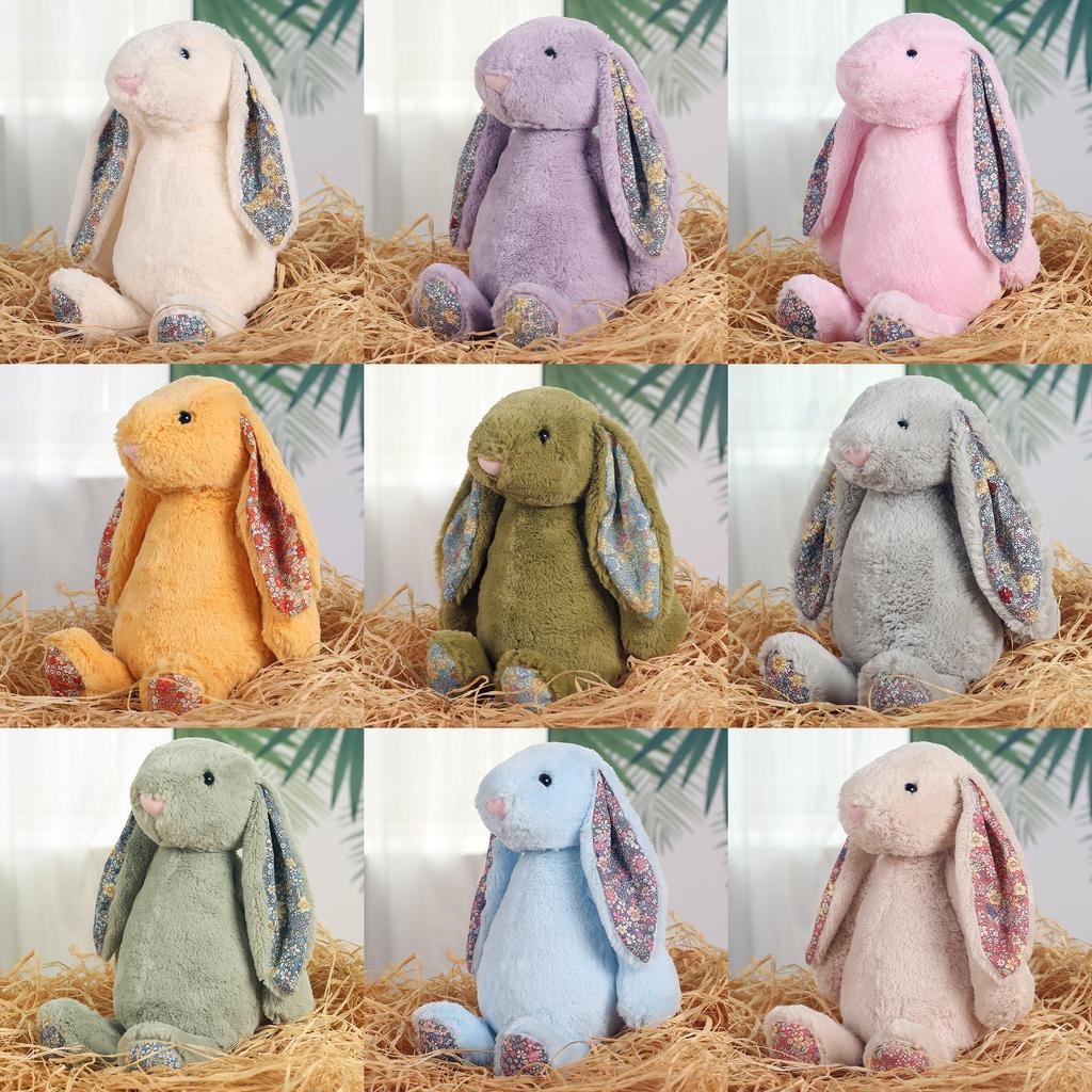 Плюшевая игрушка Цветочный Кролик с коротким мехом для детей и в подарок