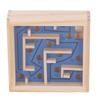 Wooden Maze Balance Game Interactive Educational Desktop Wooden Maze Mable Ball Balance Toy for