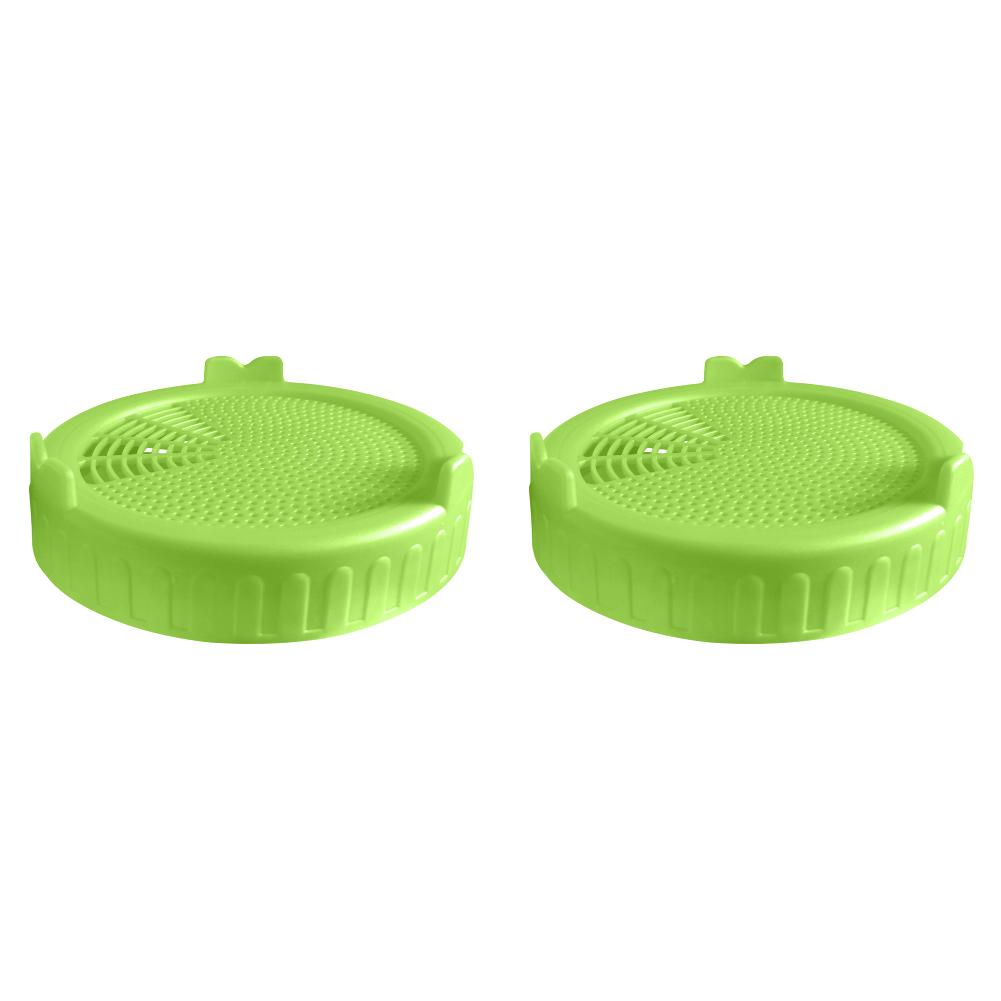 2PCS/1PC Food Grade Mesh Sprout Cover Kit Peanut Sprouting Lid for Mason Jar Bean Sprout Cover Fermentation Strainer Lids