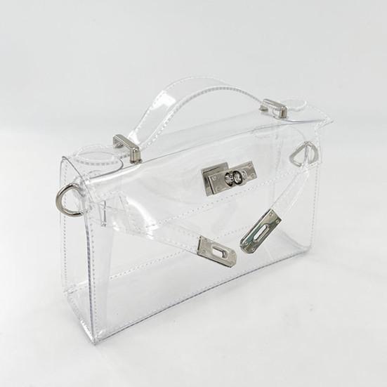 Женская сумка через плечо Стильная прочная прозрачная сумка Элегантный модный кошелек для концертного спортивного мероприятия