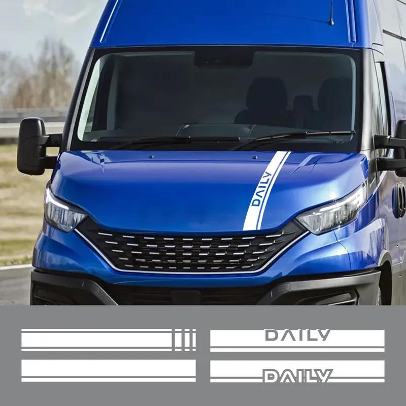 Наклейки на капот для Iveco Daily 4x4 Naveco Фургон Графика для автомобиля Полосы Декор Наклейка Автодом Винил Аксессуары для капота автомобиля