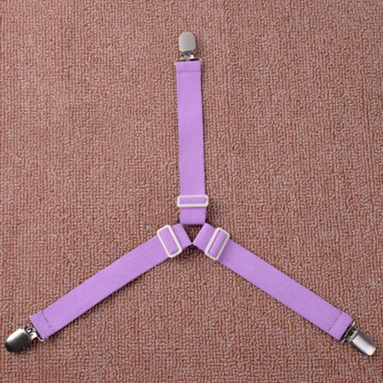 4 шт. Треугольные ремни для простыней, регулируемая конструкция, простая установка, нескользящие ремни для простыней, зажимы для простыней